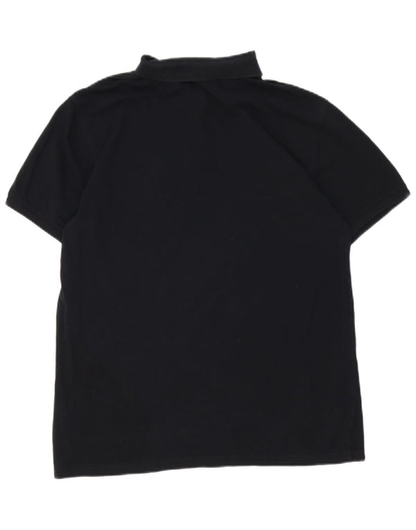Polo Assn. Camicia da uomo grande in cotone nero