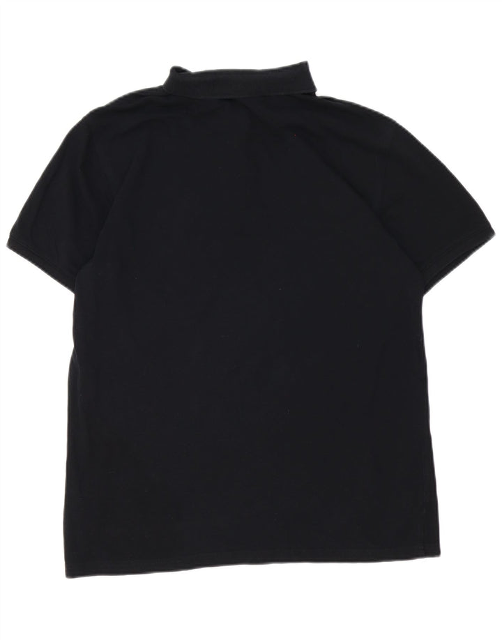 Polo Assn. Camicia da uomo grande in cotone nero