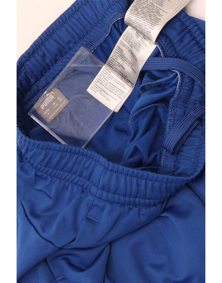 Pantaloni della tuta da ragazzo Puma 11-12 anni in poliestere blu