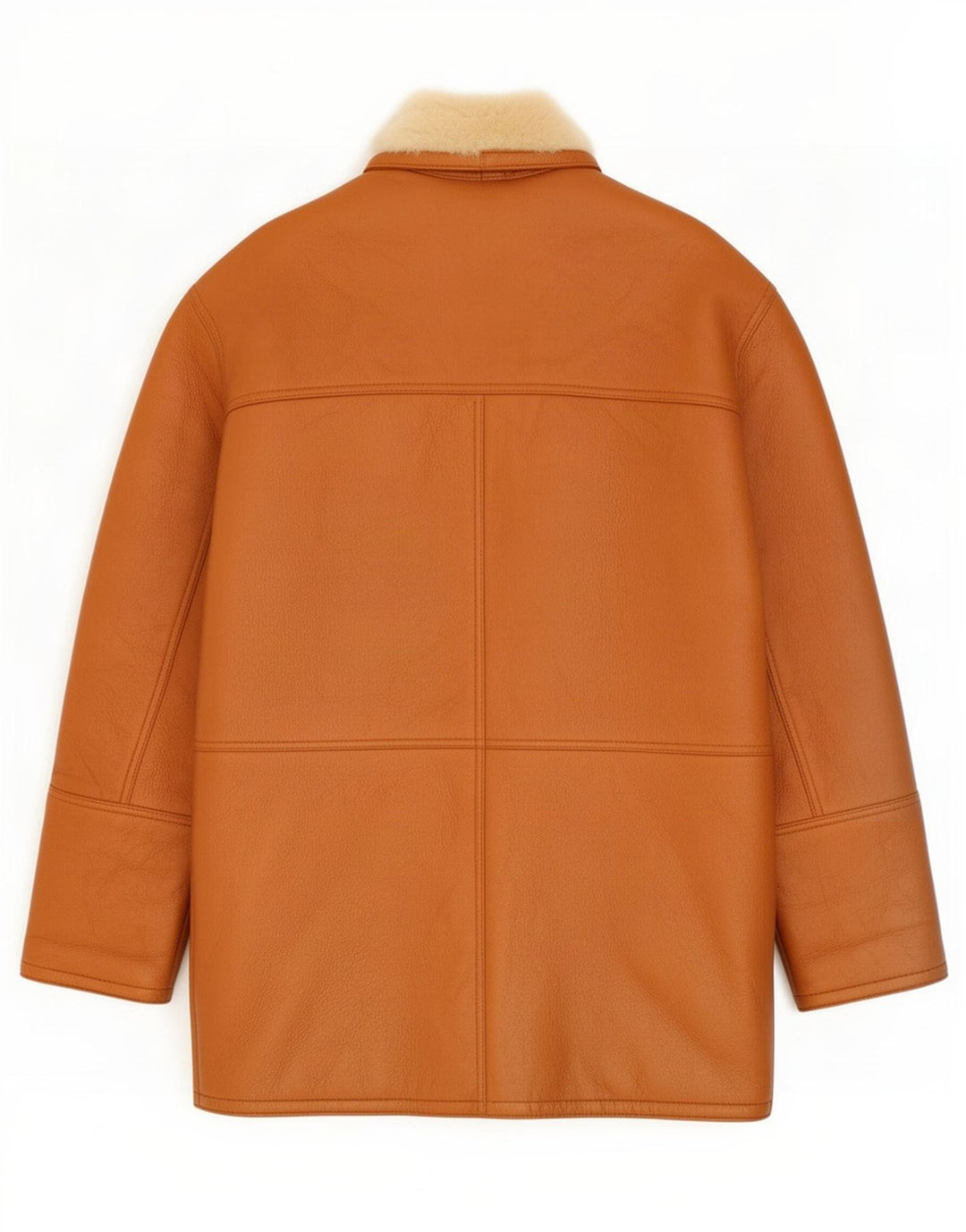 Giubbotto in shearling vintage da uomo IT 52 XL Marrone