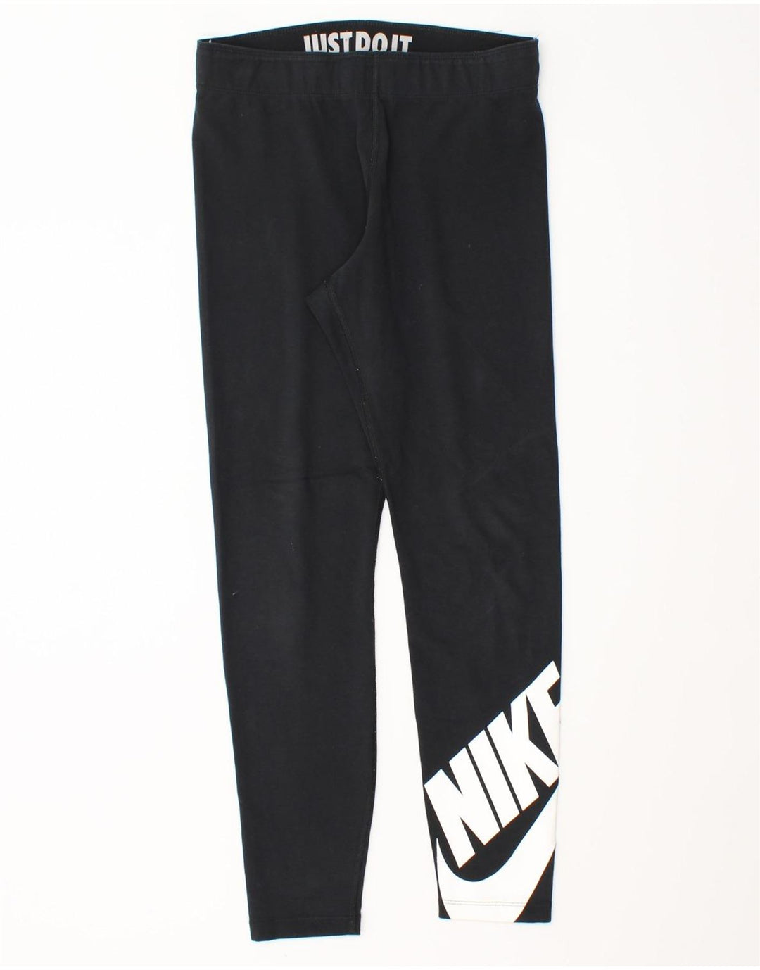 Leggings grafici da donna Nike UK 10 piccoli cotone nero