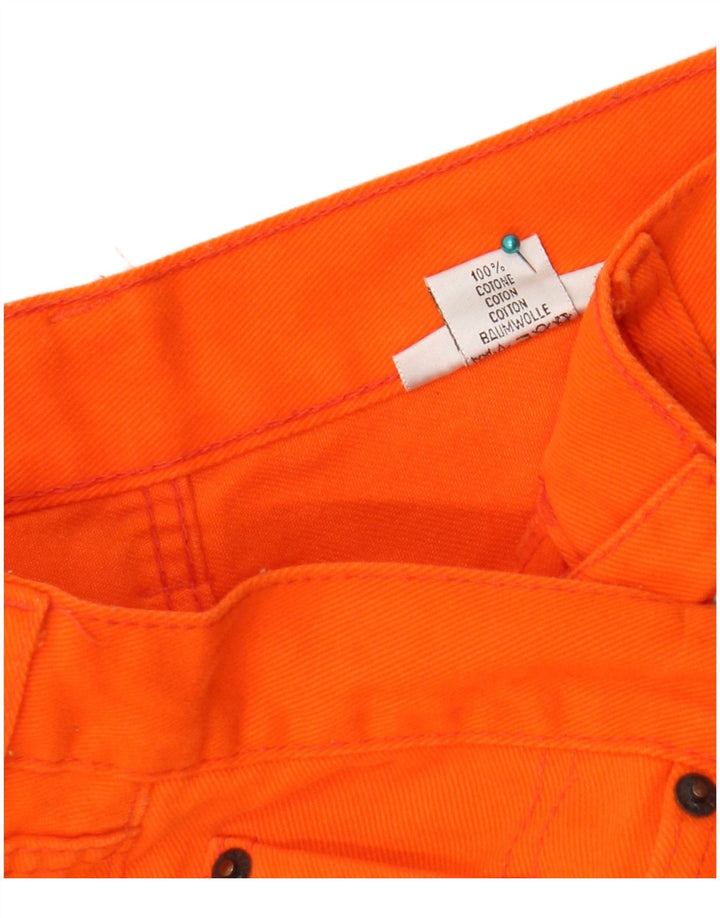 Pantaloncini casual da uomo Replay W36 Large in cotone arancione