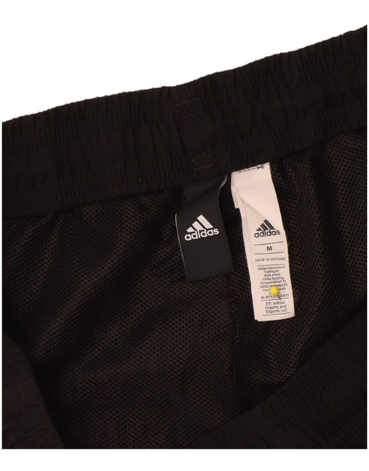 Pantaloncini sportivi Adidas da uomo con grafica media in poliestere nero