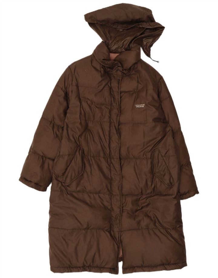 Piumino con cappuccio da donna Ciesse Piumini IT 44 Marrone medio