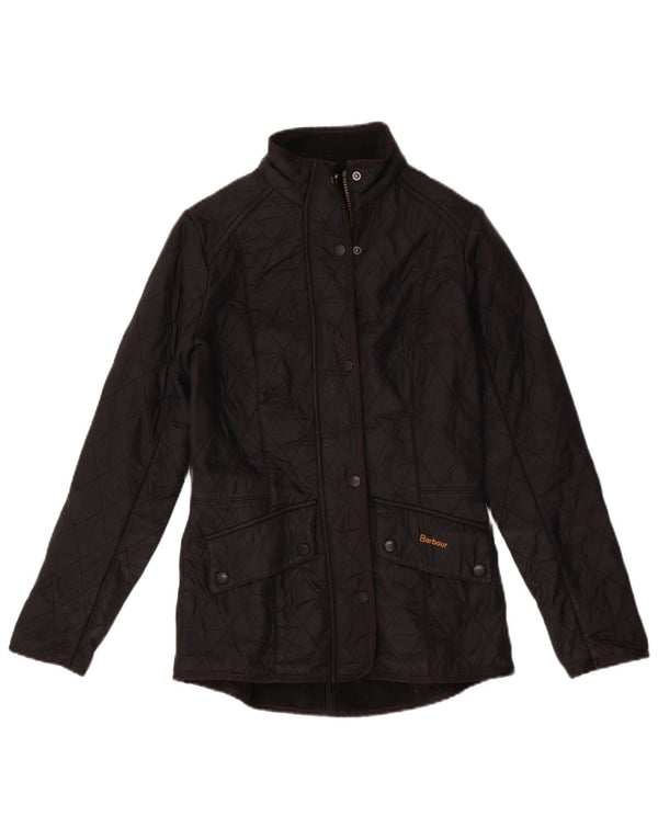 Giacca trapuntata da donna Barbour UK 8 piccola nera