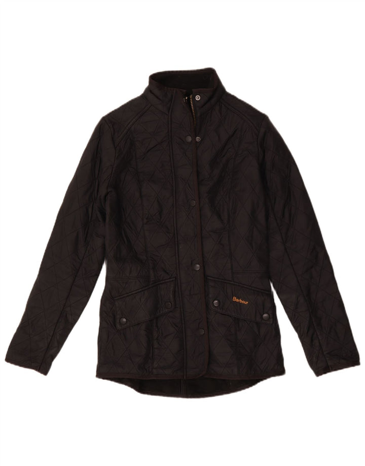 Giacca trapuntata da donna Barbour UK 8 piccola nera