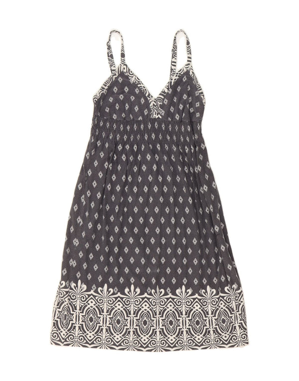 ATHLETA Womens Sundress UK 12 Medium Black Paisley Cotton
