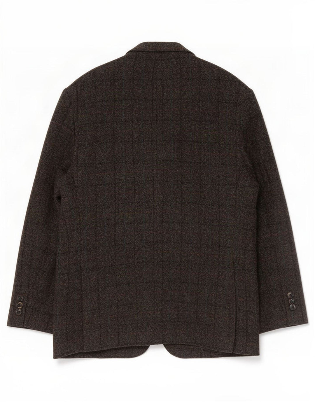 Giacca blazer da uomo in tweed Harris Marks & Spencer UK 42 grande motivo kaki