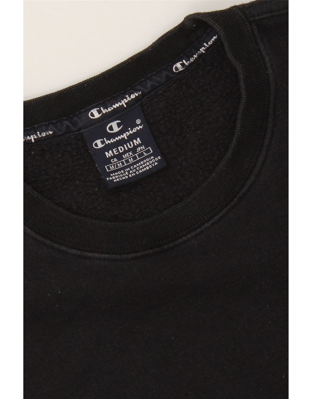 Felpa da uomo CHAMPION Maglione medio nero