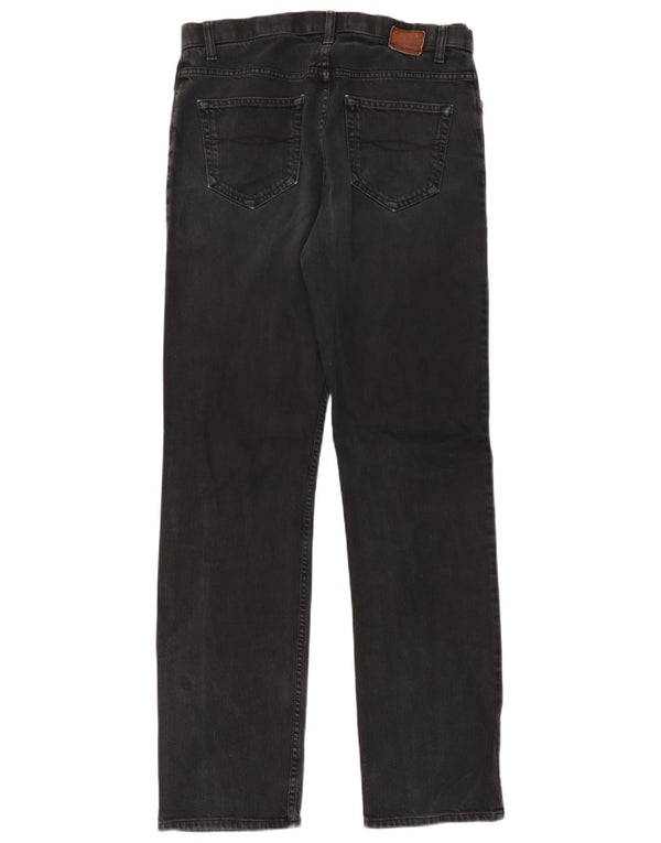 Jeans dritti Marks & Spencer da uomo blu Harbour W34 L35 cotone nero