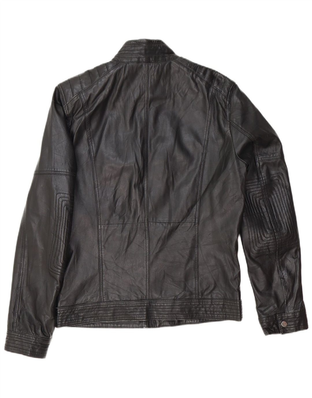 Giacca Biker In Pelle Donna Conbipel IT 46 Large Pelle Nera