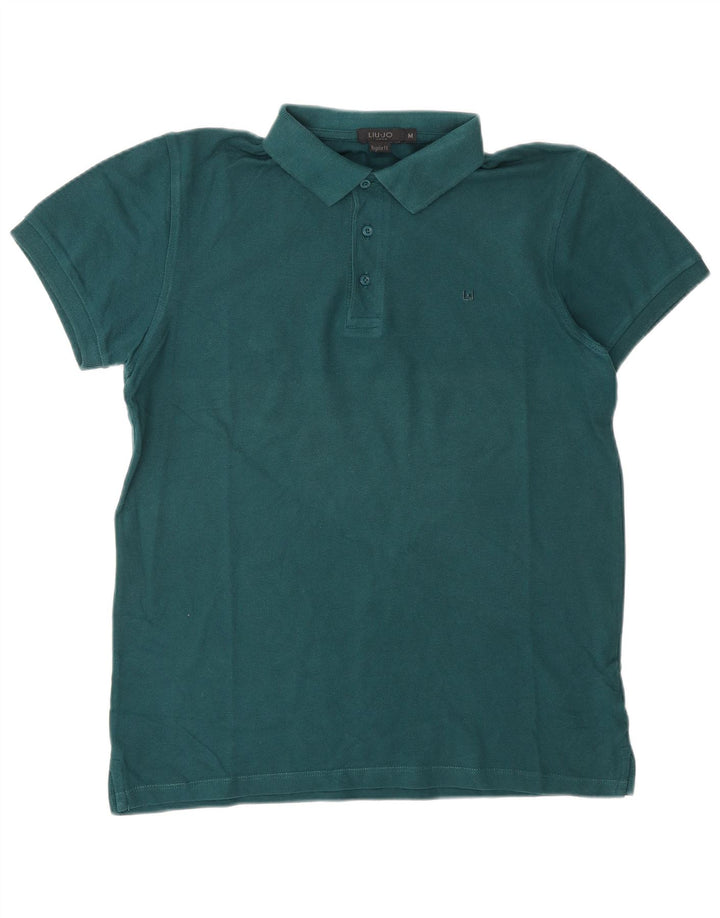 Polo da uomo Regular Fit LIU JO in cotone verde medio
