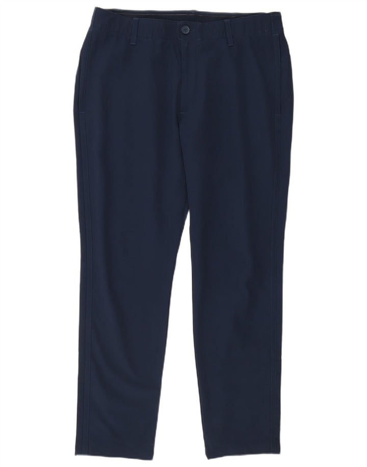 Pantaloni chino slim da uomo Under Armour W36 L30 Blu Navy
