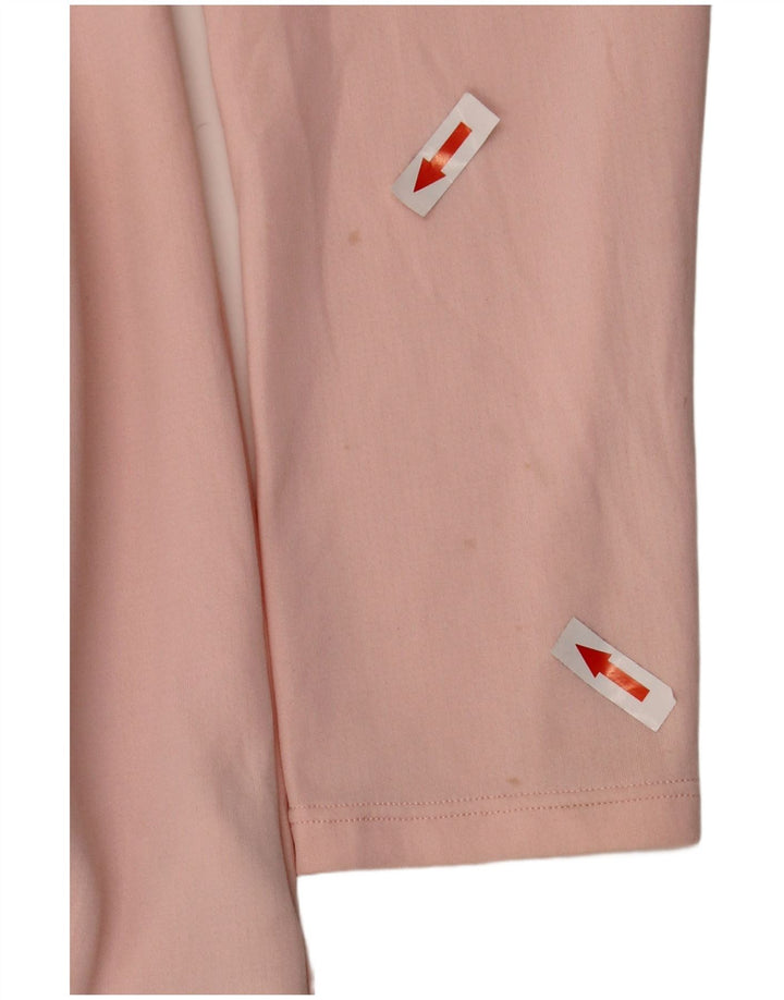 Top da tuta pullover con zip grafica oversize da donna Nike UK 6 XS Rosa