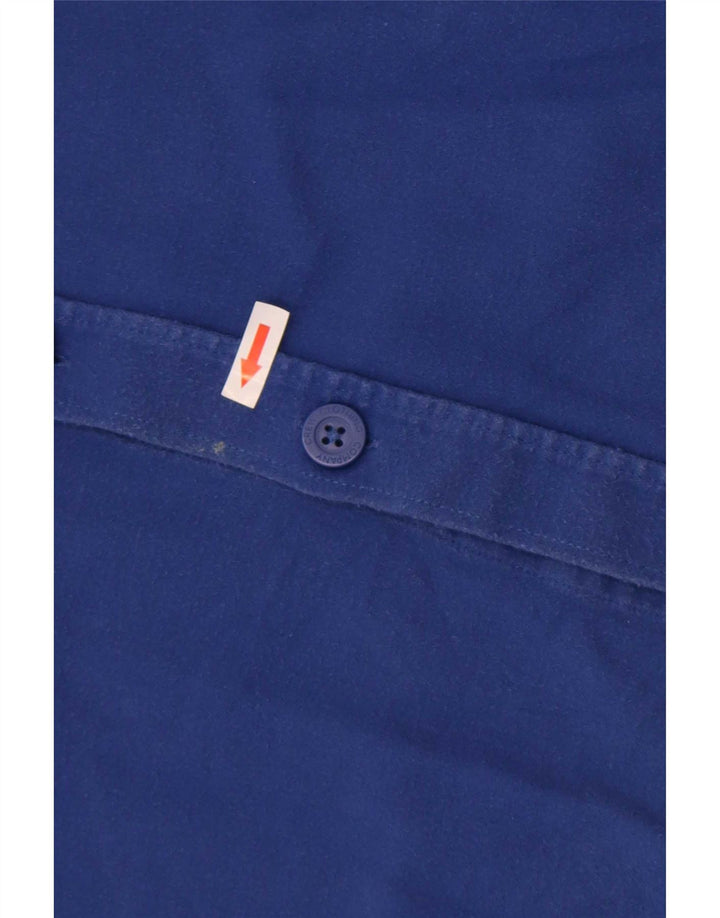Crew Clothing Camicia da uomo grande in cotone blu