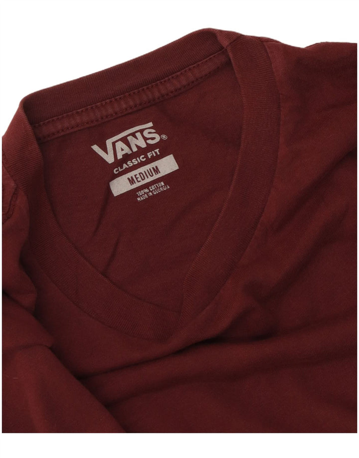 Maglietta da uomo Vans Classic Fit, vestibilità media, in cotone marrone rossiccio