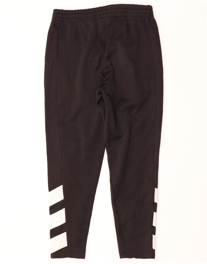 ADIDAS Mens Graphic Tracksuit Trousers Small  Black Colourblock Polyester