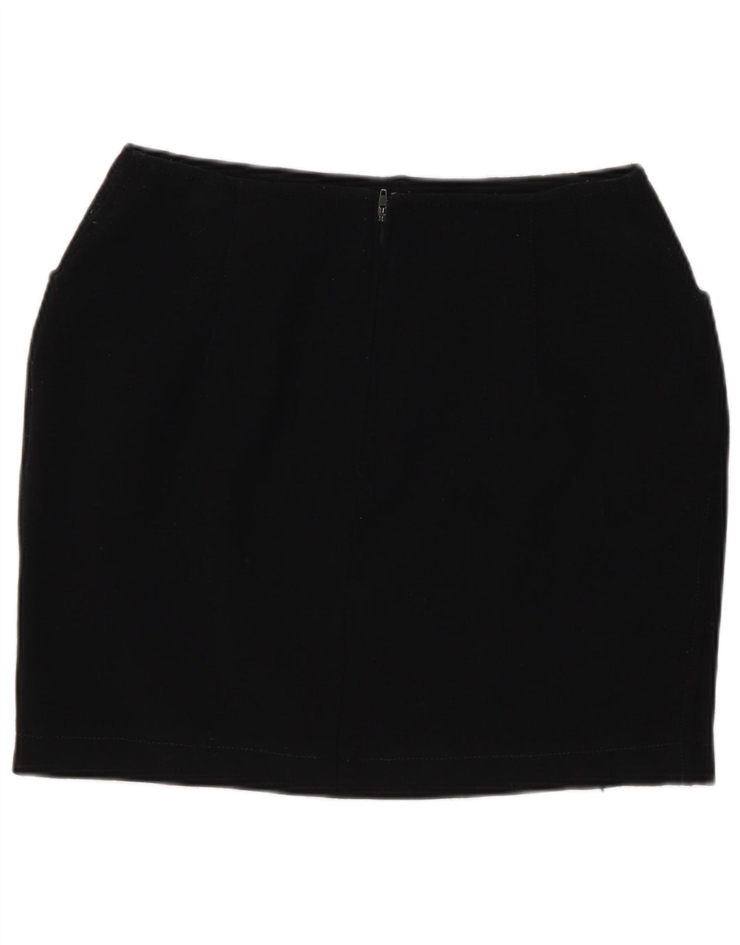 Minigonna da donna Marella UK 10 piccola W26 lana nera