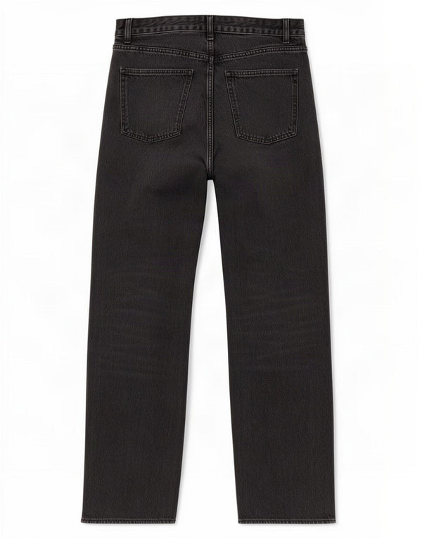 Jeans dritti da donna Zara EU 38 Small W28 L28 Cotone nero