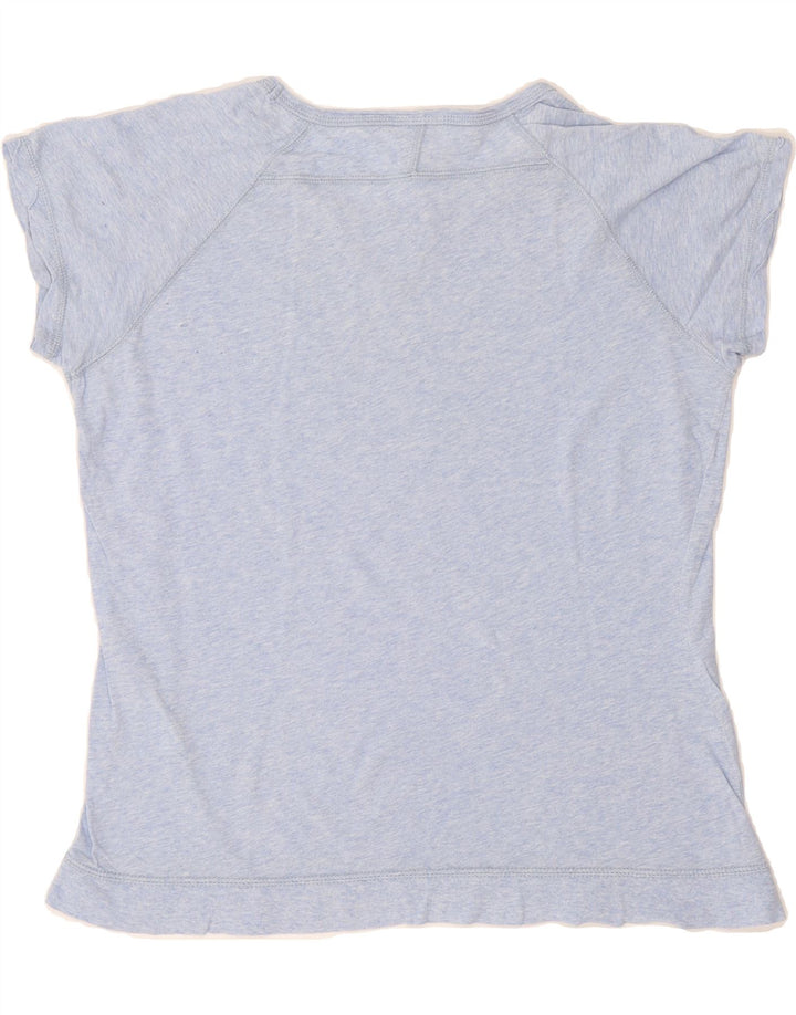 CHAMPION Womens Heritage Classics Graphic T-Shirt Top UK 14 Large Blue Vintage Champion and Second-Hand Champion from Messina Hembry 