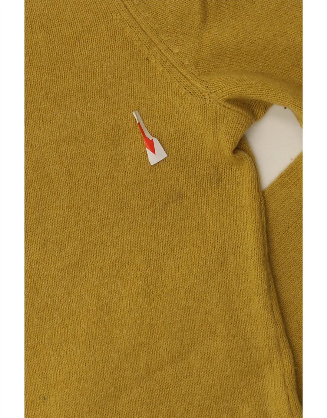 Maglione maglione a collo alto da donna Hobbs UK 10 piccolo lana gialla