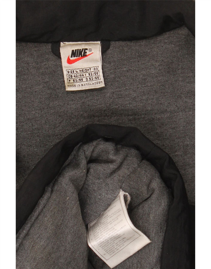 Giacca a vento da uomo Nike UK 42/44 grande nylon nero