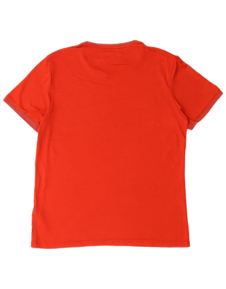 Ted Baker T-shirt da uomo taglia 4 grande in cotone rosso