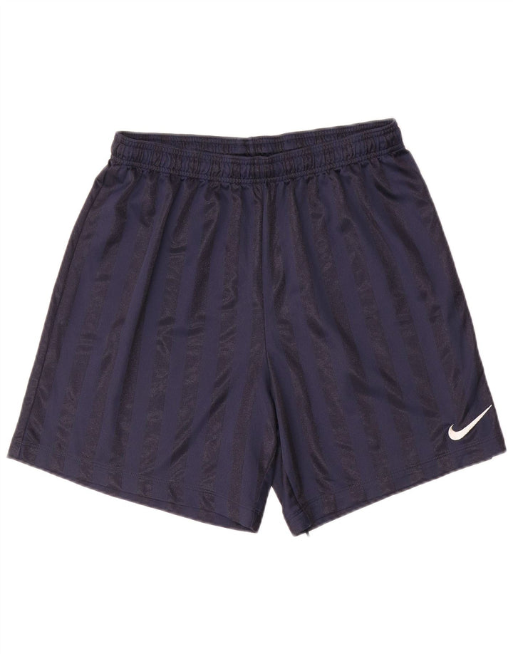 Pantaloncini sportivi Nike da uomo, grandi, a righe blu navy