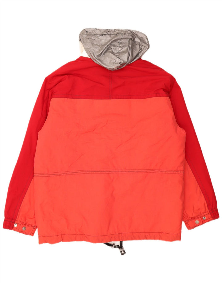 Giacca da sci oversize con cappuccio da donna Dubin IT 44 Medium Red Colourblock