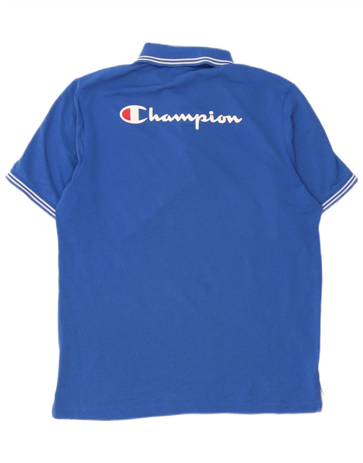 Polo grafica da uomo Champion grande blu