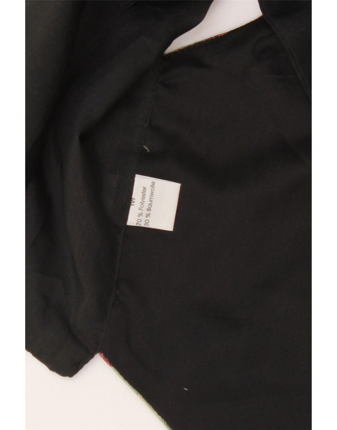 Gilet da donna VINTAGE UK 14 Poliestere floreale nero medio