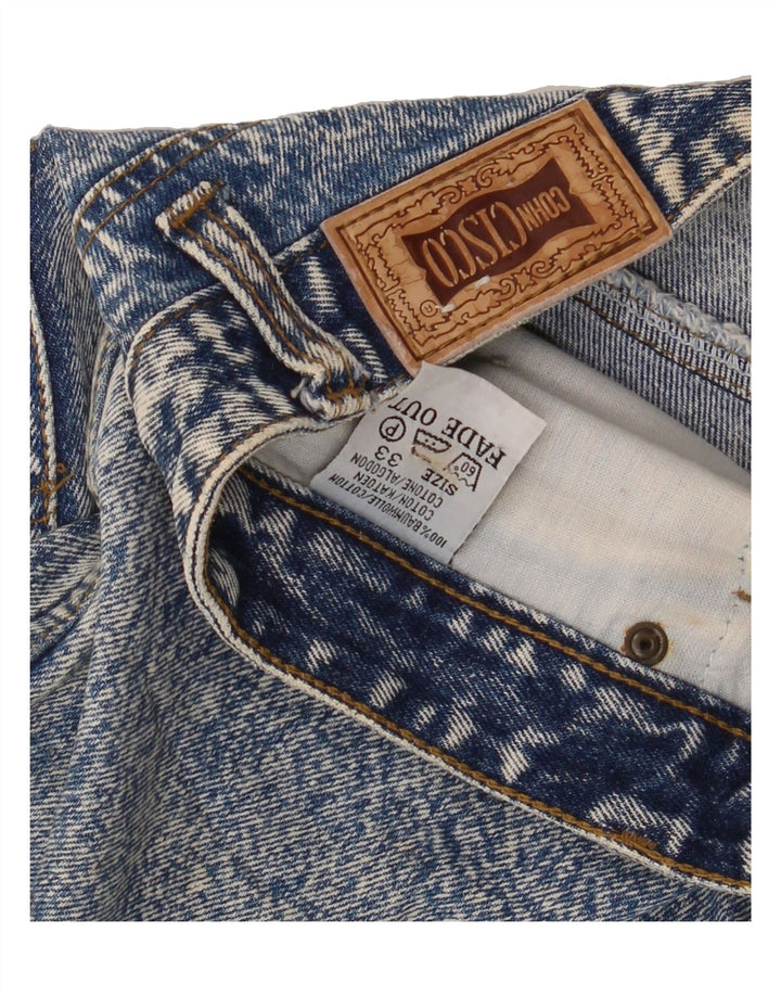 COHN CISCO Womens Denim Shorts W33 Large Blue Cotton Vintage Cohn Cisco and Second-Hand Cohn Cisco from Messina Hembry 
