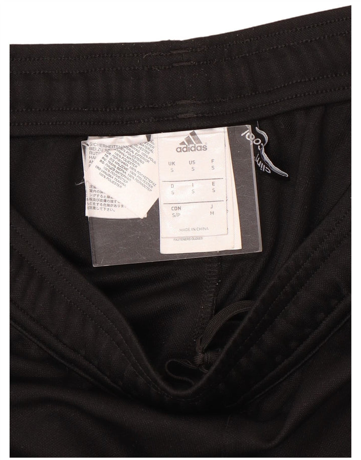 Pantaloni da tuta Adidas Climacool da uomo piccoli in poliestere nero