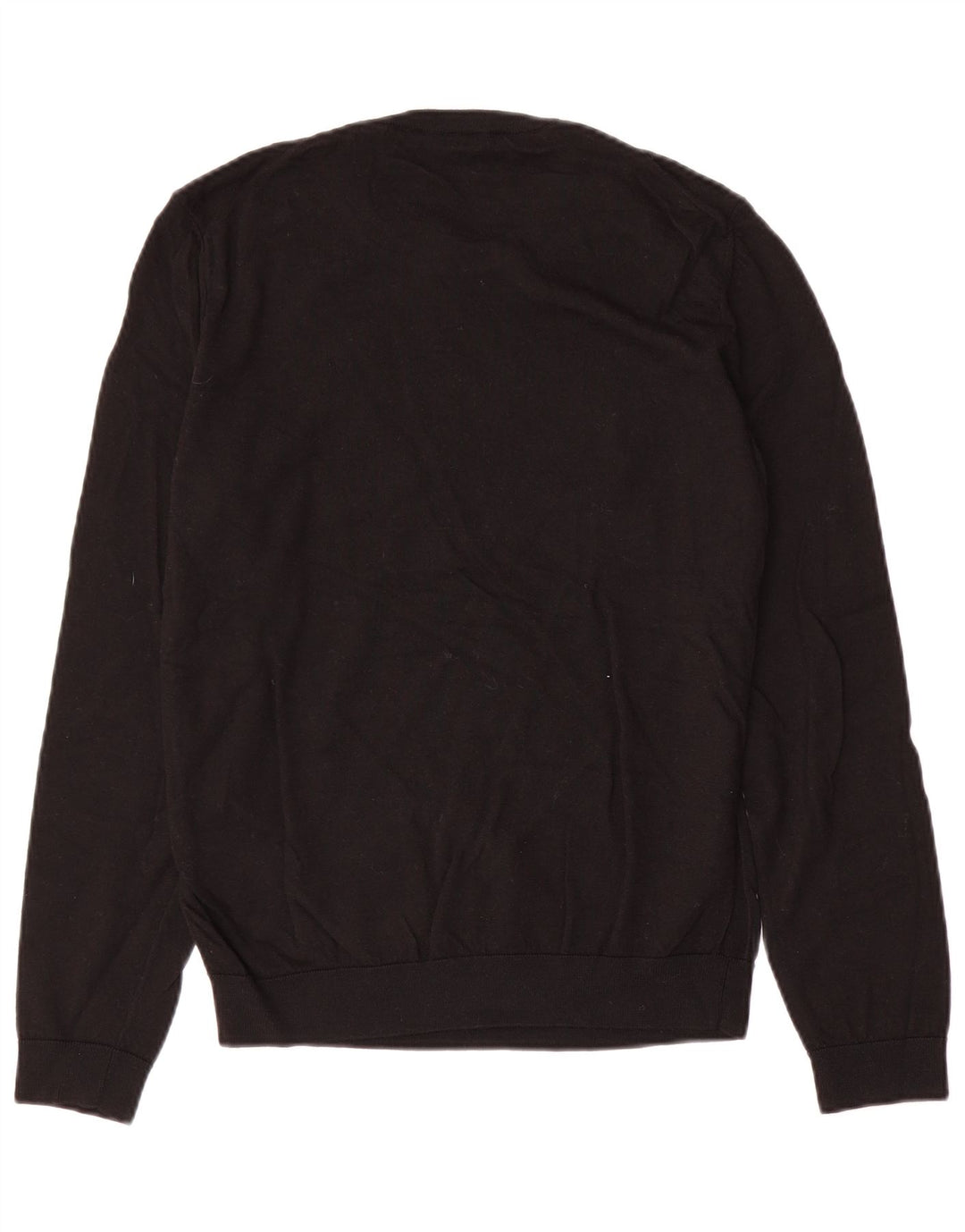 Maglione maglione girocollo da uomo Hugo Boss in lana nera media