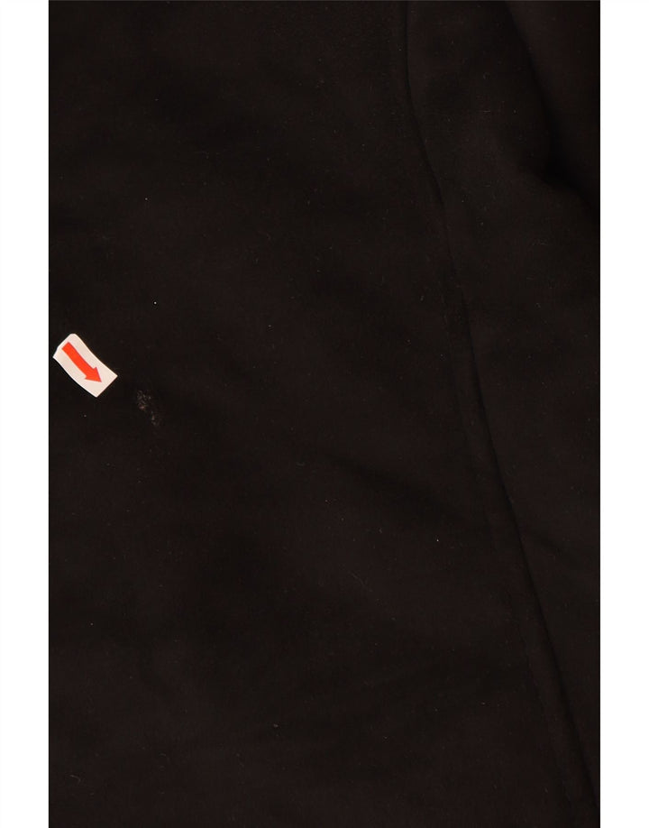 Giacca da motociclista Sherpa da donna ZARA UK 12 poliestere nero medio