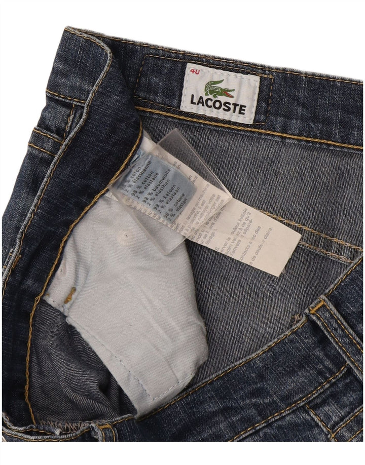 Jeans bootcut da donna Lacoste taglia 40 media W27 L31 cotone blu