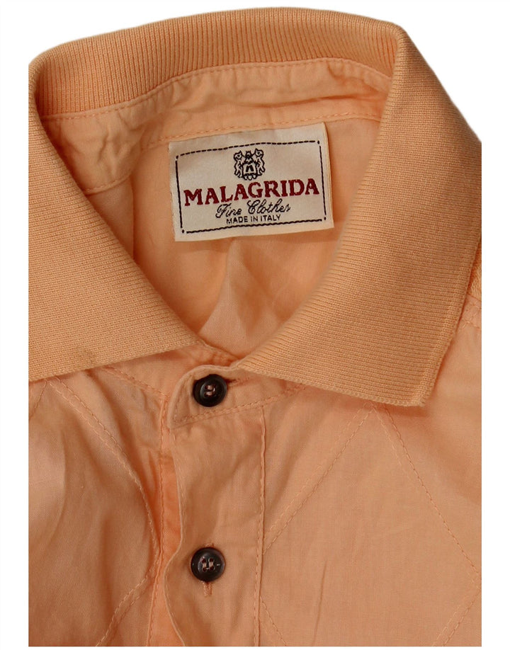 Maglia pullover da uomo Malagrida grande arancione