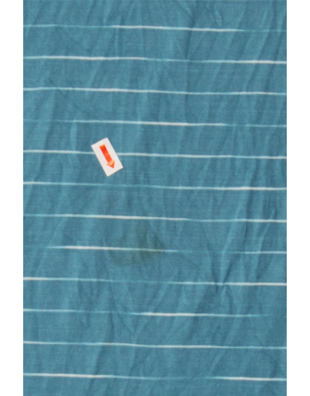 WEIRD FISH T-shirt da uomo Top XL in cotone a righe blu