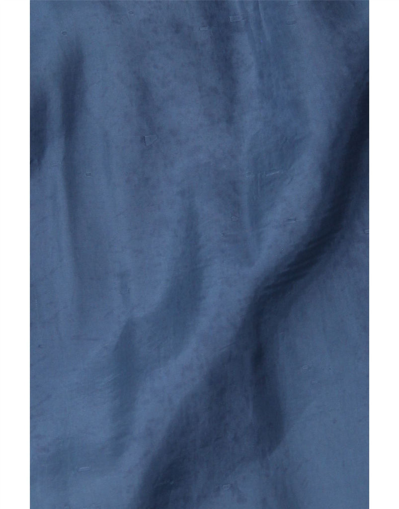 AVOCA Womens Open Overcoat UK 10 Small Blue Check New Wool Vintage Avoca and Second-Hand Avoca from Messina Hembry 