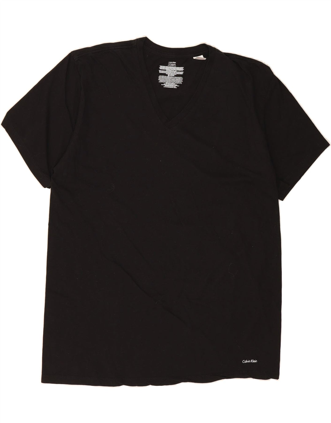 CALVIN KLEIN Mens T-Shirt Top XL Black Cotton Vintage Calvin Klein and Second-Hand Calvin Klein from Messina Hembry 