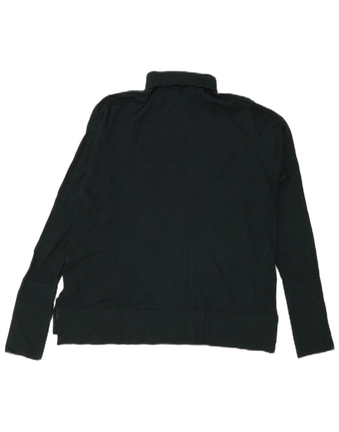 Maglione maglione a collo alto da donna Zara UK 14 verde medio modal