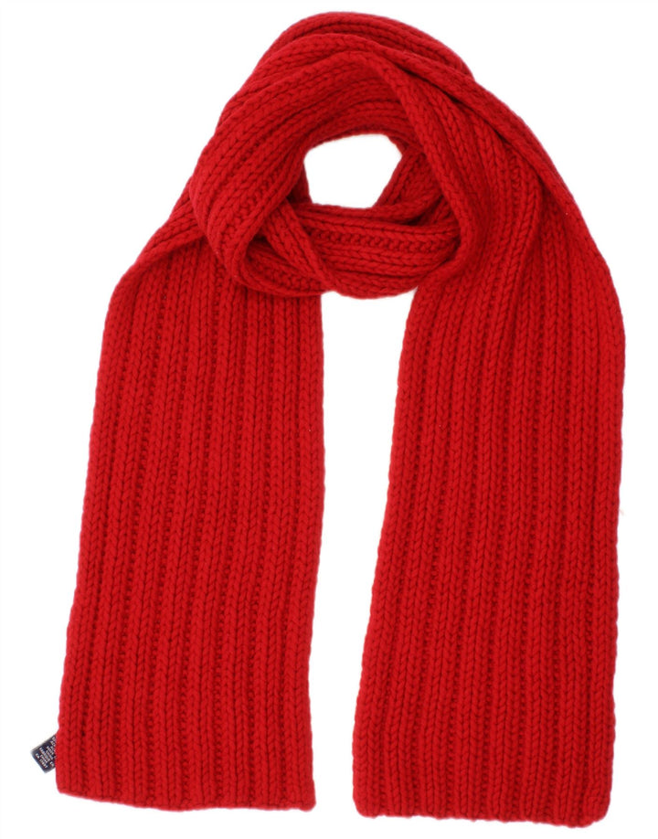 Sciarpa rettangolare in maglia da donna Gap, taglia unica, in lana rossa