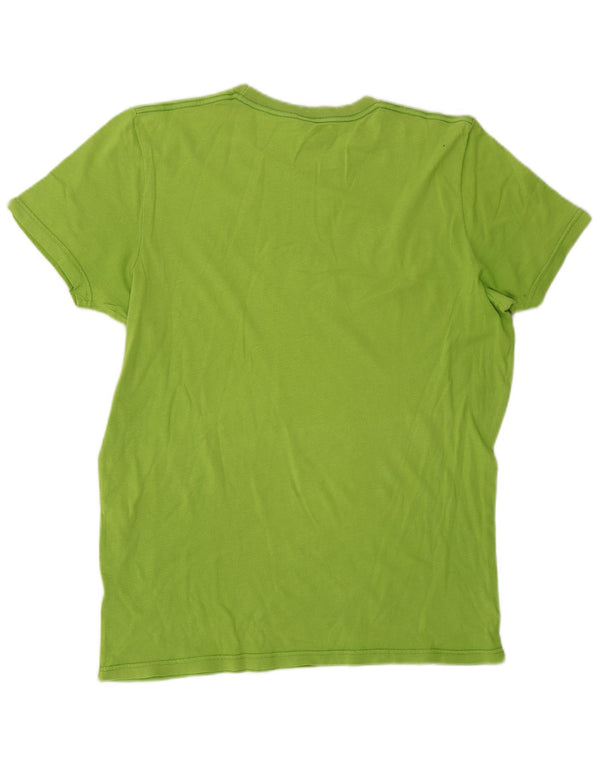 T-shirt grafica da uomo Hollister Top XL Verde