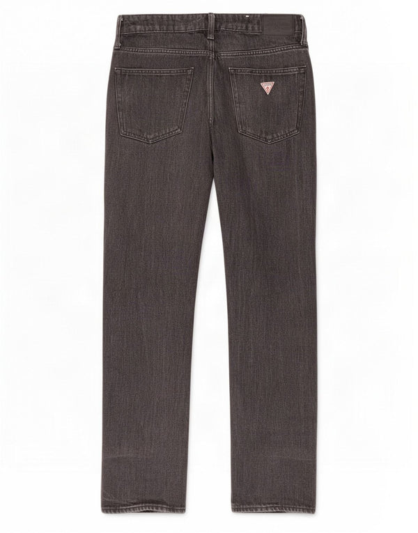 Jeans dritti da uomo Guess W32 L32 cotone nero