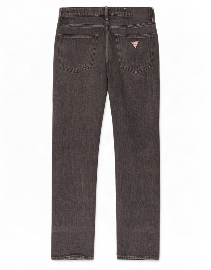 Jeans dritti da uomo Guess W32 L32 cotone nero