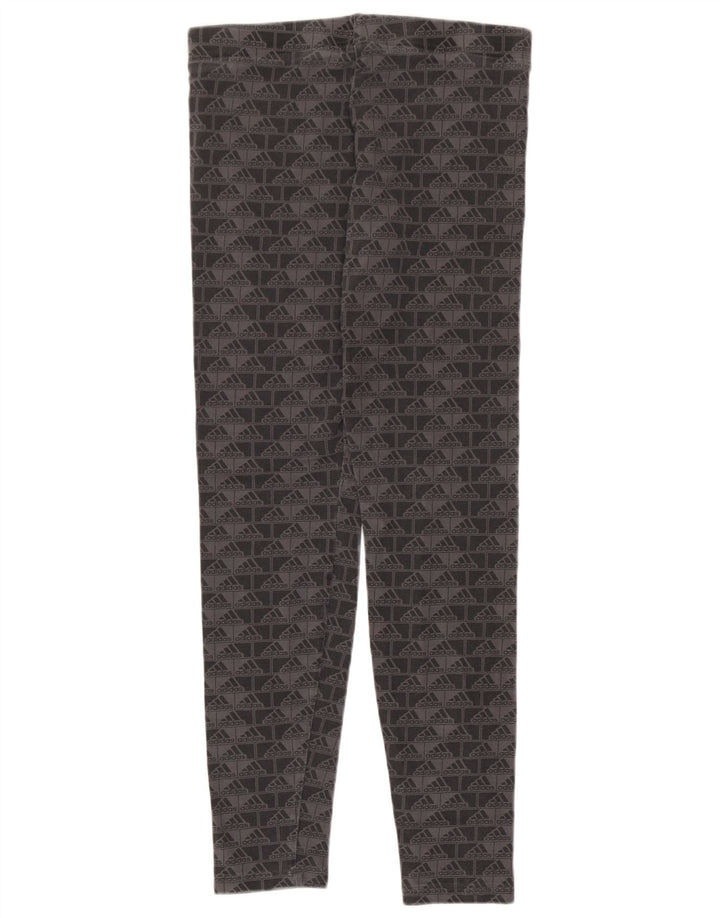Leggings grafici Adidas per ragazze 14-15 anni Grigi