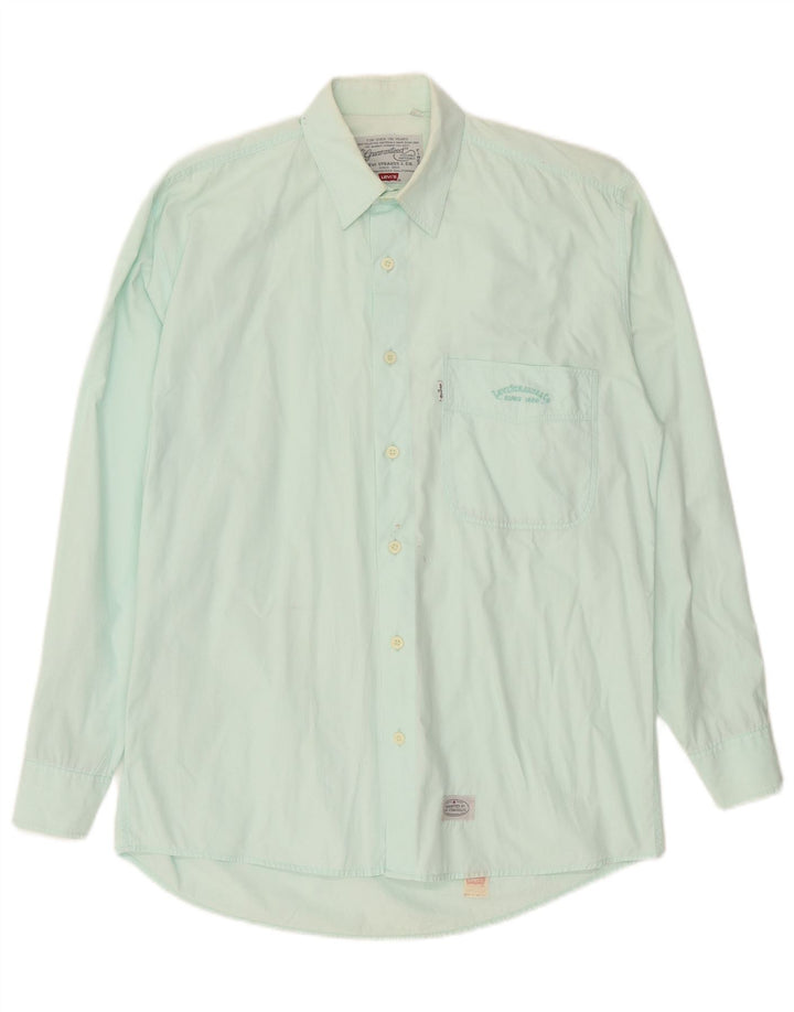 Camicia Levi's Uomo Small Turchese Cotone
