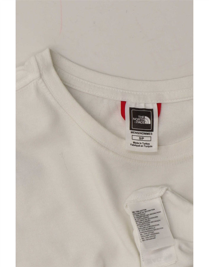 T-shirt grafica da uomo The North Face Top piccola in cotone bianco