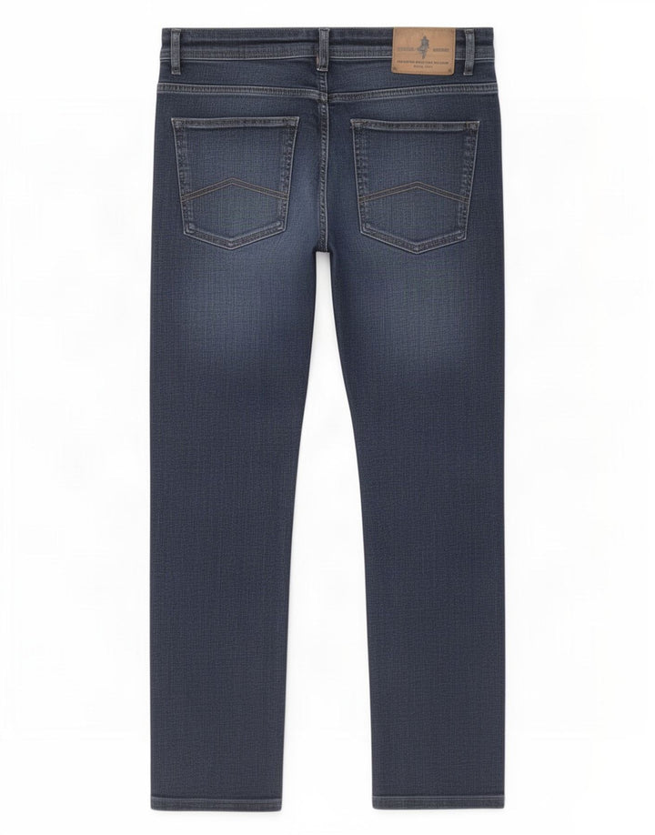 Jeans affusolati regolari da uomo Marlboro Classics W32 L28 Blu navy