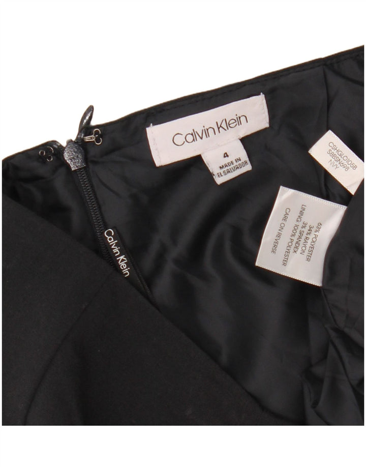 CALVIN KLEIN Gonna a portafoglio da donna US 4 Small W30 Poliestere nero